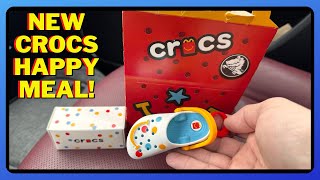 McDonalds Crocs Happy Meal Review  New Happy Meal at McDonalds Featuring Crocs  8 Crocs Toys [upl. by Olly861]