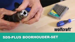 SDSPlus boorhouderset voor gebruik van rond gereedschap in een SDS klopboormachine [upl. by Tristram]