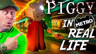 Roblox PIGGY In Real Life Chapter 7 The Metro Thumbs Up Family [upl. by Enecnarf]