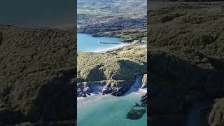 Mesmerizing water colour at Derrynane Beach travel drone ireland djiminise dronevideo nature [upl. by Daffie]