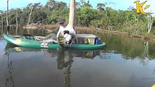 011  Tucunarés Cada Vez Mais Zangados Pesca com Caiaque [upl. by Berkeley910]