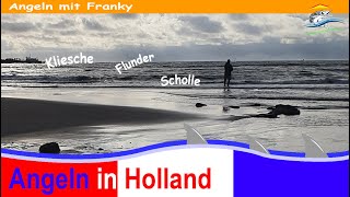 Brandungsangeln Nordsee  Angeln Urlaub in Holland Callantsoog  mit Tipps Infos und Fisch [upl. by Bucher588]