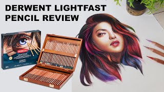 THIS IS NOT WHAT I EXPECTED Derwent Lightfast Colored pencils Review [upl. by Saxena710]