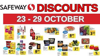 SAFEWAY DISCOUNTS BETWEEN 2329 OCTOBER  UNBEATABLE OFFERS  FIND OUT NOW [upl. by Xineohp]