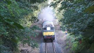 D7628 amp 25262 leaving Bridgnorth 3rd October 2024 [upl. by Beutler]