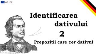 Identificarea cazului dativ 22  Prepoziții care cer cazul dativ  Exemple [upl. by Lenrow]