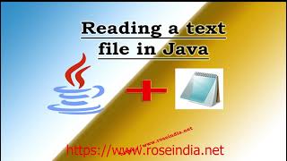 Reading a text file in Java [upl. by Borg]