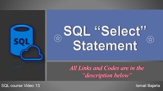 13 SQL Select Statement [upl. by Claretta]