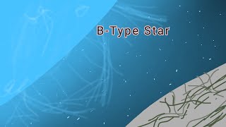 Timeline of a BType star animation planetballs astronomy [upl. by Akir842]