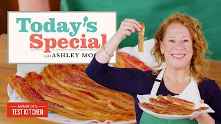 The Easiest and Cleanest Way to Cook Bacon  Todays Special [upl. by Yssak]