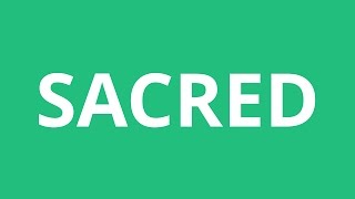 How To Pronounce Sacred  Pronunciation Academy [upl. by Asereht]