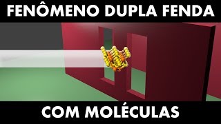 CIENTISTAS REALIZAM FENÔMENO DUPLA FENDA COM MOLÉCULAS [upl. by Eybba]