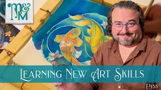 Discovering Hidden Talents at a Gourmet Silk Painting Retreat  Manor amp Maker [upl. by Newol236]