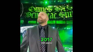 Triple H evolution through the years [upl. by Notlem]