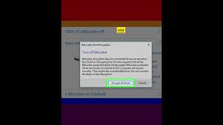 How to Turn Off BitLocker [upl. by Yelram27]