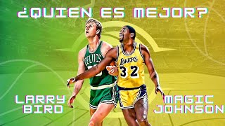 Quien fue mejor Larry Bird o Magic Johnson larrybird magicjohnson lakers celtics nba viral [upl. by Lerred]