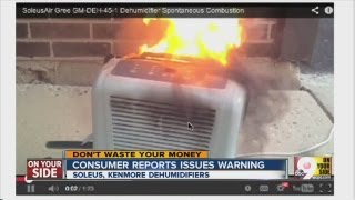 Dehumidifiers catching fire [upl. by Merralee]