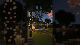 MayCraft  Day 19 Fairy Lights mcmaycraft minecraft cottagecore aesthetic cozygaming [upl. by Nidnerb]