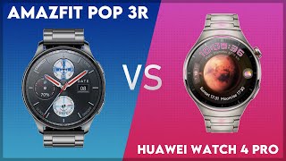 Amazfit Pop 3R vs Huawei Watch 4 Pro Comparison [upl. by Dickman]