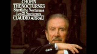 Claudio Arrau Chopin Nocturne 18 Op 62 No 2 [upl. by Persons]