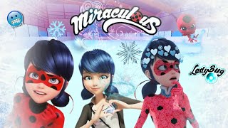 《Miraculous》 Lady ice 💙🥶 ❄️ Marinette s Ice power ups  Season 2  Episode 2 WITH VOICE 🗣 🔊 [upl. by Starling]