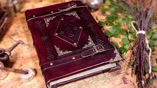 Making an Epic Medieval Tome from Scratch [upl. by Anairad]