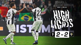 HIGHLIGHTS SERIE A  Juventus 22 Parma  A draw at the Allianz Stadium  McKennie amp Weah Goals [upl. by Ennasil138]