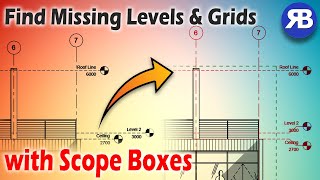 Revit Snippet Find amp Align all missing Levels amp Grids [upl. by Kingsly]