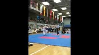 Mergim Krasniqi  Taekwondo fight  Krasniqi Taekwondo [upl. by Maghutte]