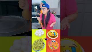 Chocolate cake vs Egg ice cream challenge🍨 funny by Ethan Funny Family [upl. by Mahon821]