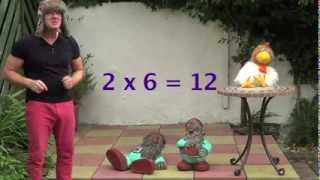 6 x table  Lesson 6  Times Tables Song No 6  made easy for children with Jingle Jeff [upl. by Bale]