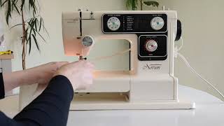 Janome Novum Model 3000 Electric Sewing Machine  eBay Sale [upl. by Issac23]