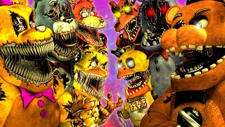 SFM FNaF Demented vs Withered [upl. by Wrdna]