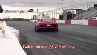 Twin Turbo heffner Audi R8 [upl. by Adnic]