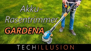 🔥BESTER AKKU RASENTRIMMER im Sortiment Gardena ComfortCut im Test🌿🌿  Review amp Test [upl. by Heng660]