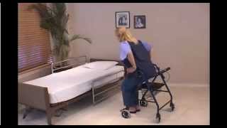 How to use a rolling walker rollator safely [upl. by Nnyleuqaj]