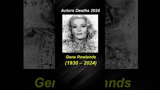 Famous Actors Who Died In 2024Shorts [upl. by Vitkun]