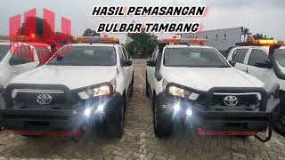 TANDUK DEPAN HILUX OFFROAD BULBAR MODEL TAMBANG hilux4x4 bullbar offroad pertambangan tambang [upl. by Rawden29]