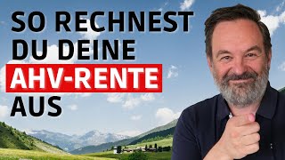 So rechnest du deine AHV Rente aus 🇨🇭👴🏼 [upl. by Gelasias114]