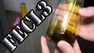 👩‍🔬🤯Cómo hacer cloruro ferrico MÁS FÁCIL IMPOSIBLE  How to make ferric chloride [upl. by Leonardi]