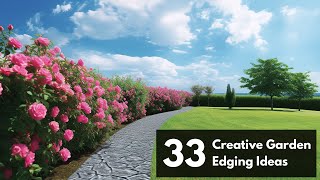 33 Creative Garden Edging Ideas for Your Yard [upl. by Stichter]