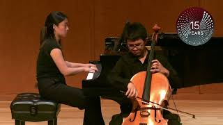 Zapateado  Center Stage Strings  12 Year Old Cellist Daniel Wang and Sarina Zhang Piano [upl. by Ernst]