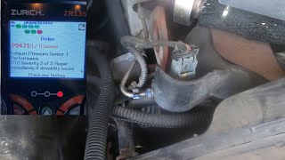 P0471 Exhaust Pressure Sensor Code on 67 Liter Turbo Diesel [upl. by Iliak988]