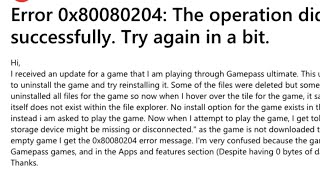 How To Resolve Xbox One Error Code 0x80080204 [upl. by Shultz]