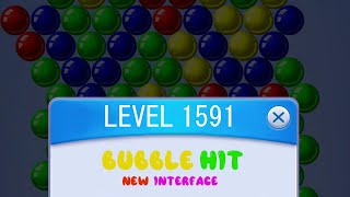 Bubble Hit  Gameplay Level 1591 [upl. by Heyra]