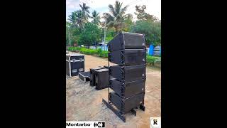 INTRODUCING NEW MONTARBO PALCO PLUS RA16 LINE ARRAY ✌🏻 RAJA PRO DJ SOUND LIGHTING [upl. by Ohara]