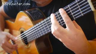 Bourree In E minor  Johann Sebastian Bach  NBN Guitar [upl. by Atte]