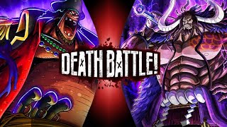 Death Battle kaido vs black beard who would One Piece [upl. by Nnylannej]