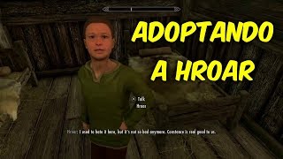 CÓMO ADOPTAR NIÑOS  SKYRIM [upl. by Silrac]