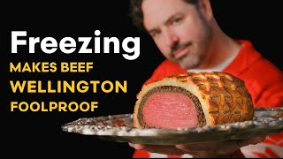 Freezing Makes The Perfect Beef Wellington Foolproof amp Easy [upl. by Dang]